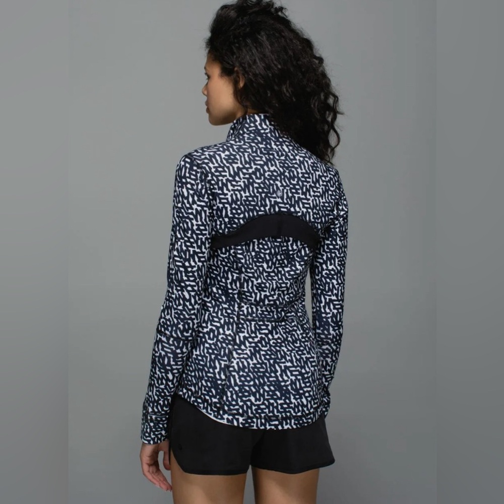 Lululemon Define Jacket In Net Pop Black And White - image 3